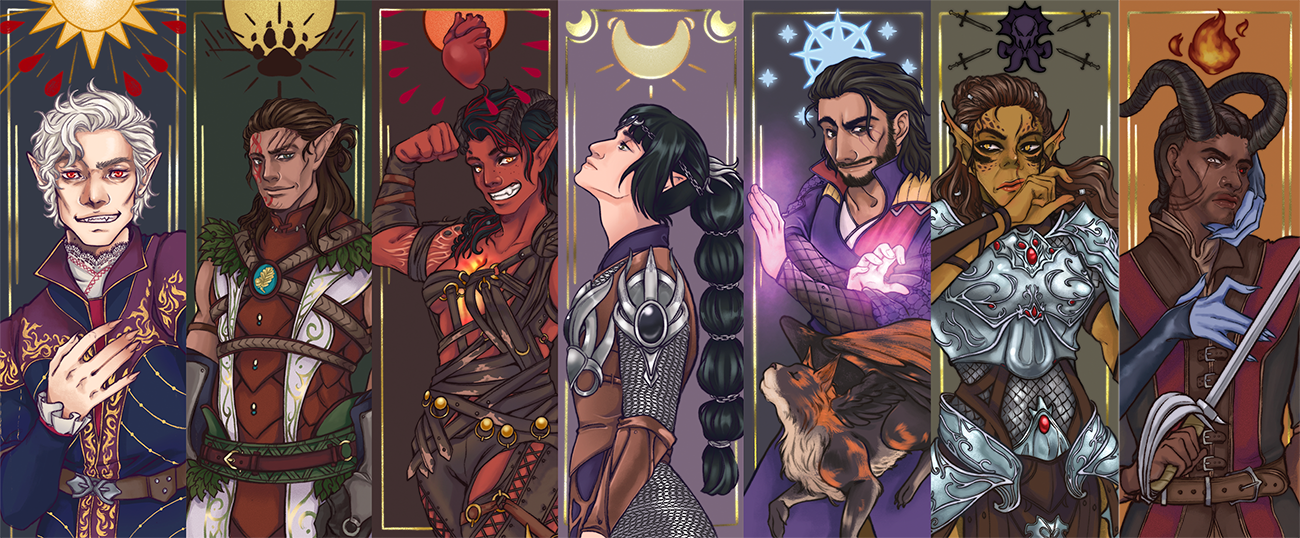 ( Fanart 2023-2024) Baldur Gate 3 Companions