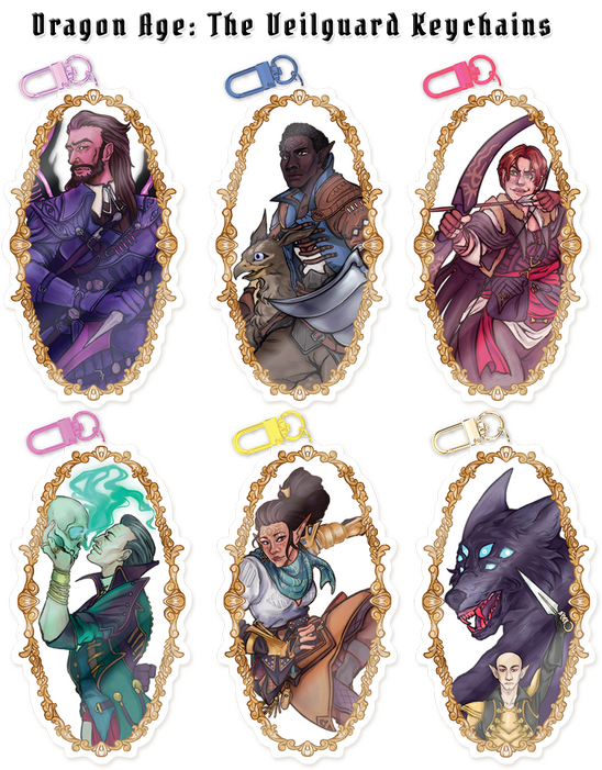 (Fanart 2024) Dragon Age Charms