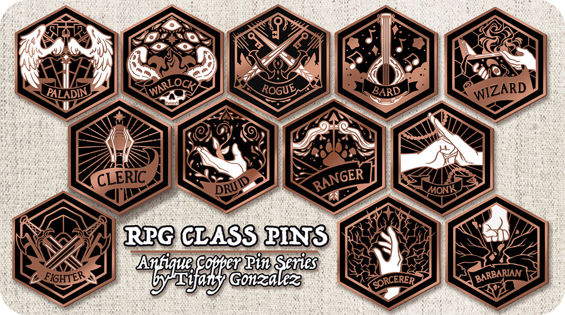 (Original 2024) RPG Class Pins