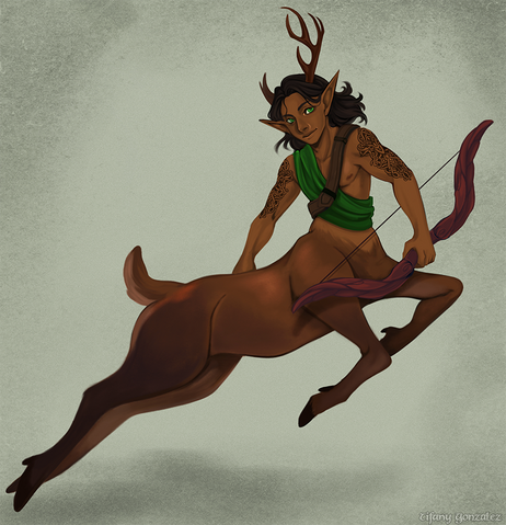 (Commission) Centuar Druid