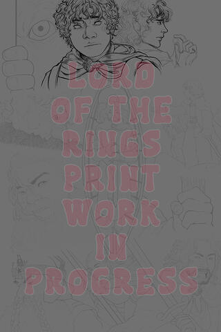 Fanart LOTR Print